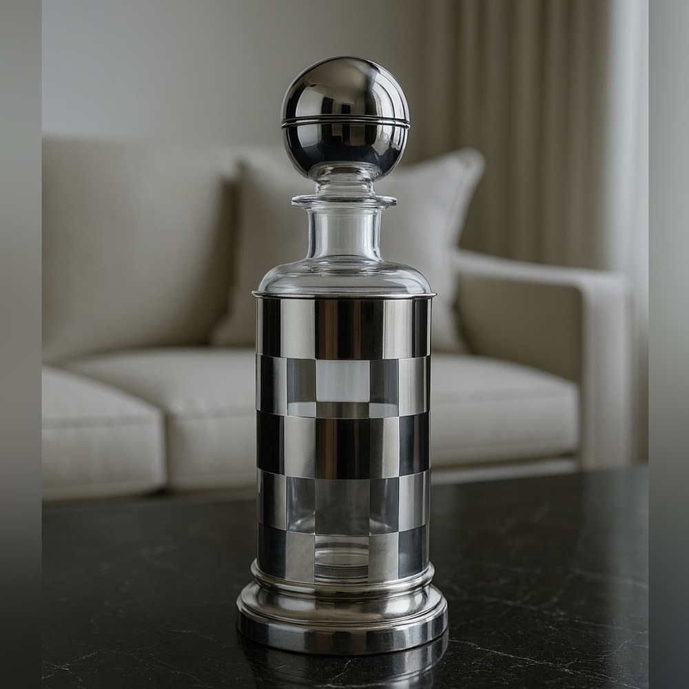Rare Vintage Gucci Sterling Silver Decanter - Aprox. 650ml